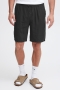 Solid Aurelius Elasticated Linen Shorts True Black
