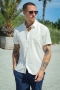 Solid Allan SS Linen Shirt Off White