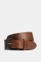 Jack & Jones VICTOR LEATHER BELT Mocha Bisque